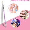 Sularpek 5pcs Doubel Ended Nail Art Brushes