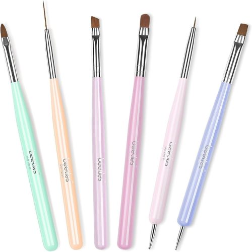 Beetles 6pcs Nail Art Brushes Set