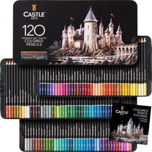 Castle Art Supplies 120 Colouring Pencils