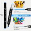 AOMEES Felt Pens 180 + 4 Colours