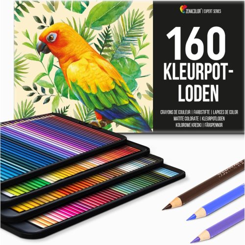 160 (Numbered) Colored Pencils Set - Artist Crayons